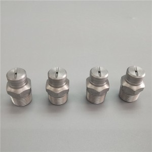 Υψηλής πίεσης πλυντήριο επίπεδη ακροφύσιο ακροφυσίων ακροφυσίου ανοξείδωτου χάλυβα